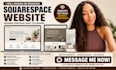build squarespace website design,redesign squarspace,website development