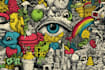 draw doodle art illustration designs on any topic