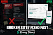 fix your broken website, bugs, and errors in 24 hours