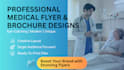 design a professional medical flyer, brochure