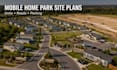 create mobile home park site plans, unit layouts and parking arrangements
