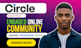 setup circle so, circle so online community, circle so online course upload