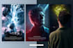 design creative cinematic poster and teaser poster