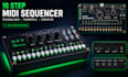 design midi step sequencer pcb standalone midi seq hardware 16 step midi seq pcb