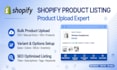 do shopify product data entry and product listing