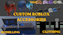build custom roblox ugc accessories and face design