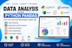 clean and analyze data using python, excel, pandas and sql