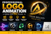 create a stunning professional logo animation for your brand