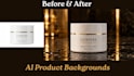 create a professional ai background for your product photo