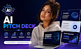 ai sales presentation, startup pitch deck, artificial intelligence deck design