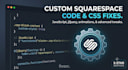 customise squarespace using custom CSS, javascript, jquery