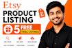 create etsy product listing and bulk upload etsy products