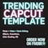 edit capcut template video for tiktok and reels