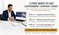 do wix government contract website for samgov bid capability statement, rfp, rfq
