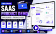 create saas product demo video, explainer and promo for your software app