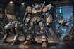 design sci fi mecha and robot concept art
