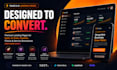 create premium saas landing page, saas website, ai web app, ai landing page