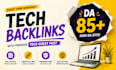 build tech backlinks with premium tech guest post sites