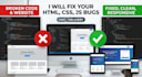 fix your HTML, CSS, javascript bugs