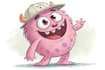 draw cartoon character, monster