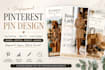 design professional pinterest pins