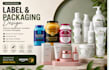 do skin care label, supplement label, cosmetic packaging, amazon package, mailer