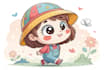 draw cute cartoon character