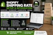 setup shopify shipping rate boxity sendcloud smart parcelify shipeasy cbb ship