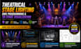 create theatrical lighting design, 3d event stage setup and dmx programming