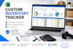 create a custom excel inventory and stock management tracker