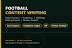 write expert football match previews and predictions