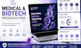 create medical biotech presentation, clinical data slides and pharma deck