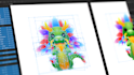 design and animate an interactive rive character mascot