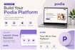 design professional podia website podia website redesign podia setup expert SEO