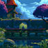 create custom pixel art backgrounds and game scenes