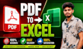 convert PDF to excel accurately with formatting and formulas