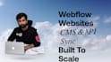 build webflow website with cms api integration for business