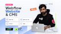 build a webflow website with cms and api integration