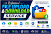 upload documents, images, videos, and digital files