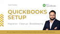 setup quickbooks migrate data and clean up books