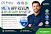 prepare your meta app review whatsapp api facebook login graph ap setup
