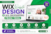 wix website design and wix dropshipping from temu