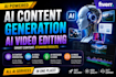 create ai animation and ai video content