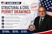 create illinois and ohio permit drawings and structural plans