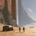 create cinematic space art and sci fi environment illustration