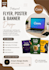 design professional canva flyers, posters and banners