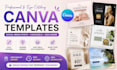 design editable canva social media templates