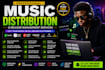 distribute and manage your music release professionally