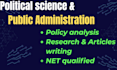 write professional articles on public administration