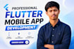 develop a custom flutter app with firebase or supabase